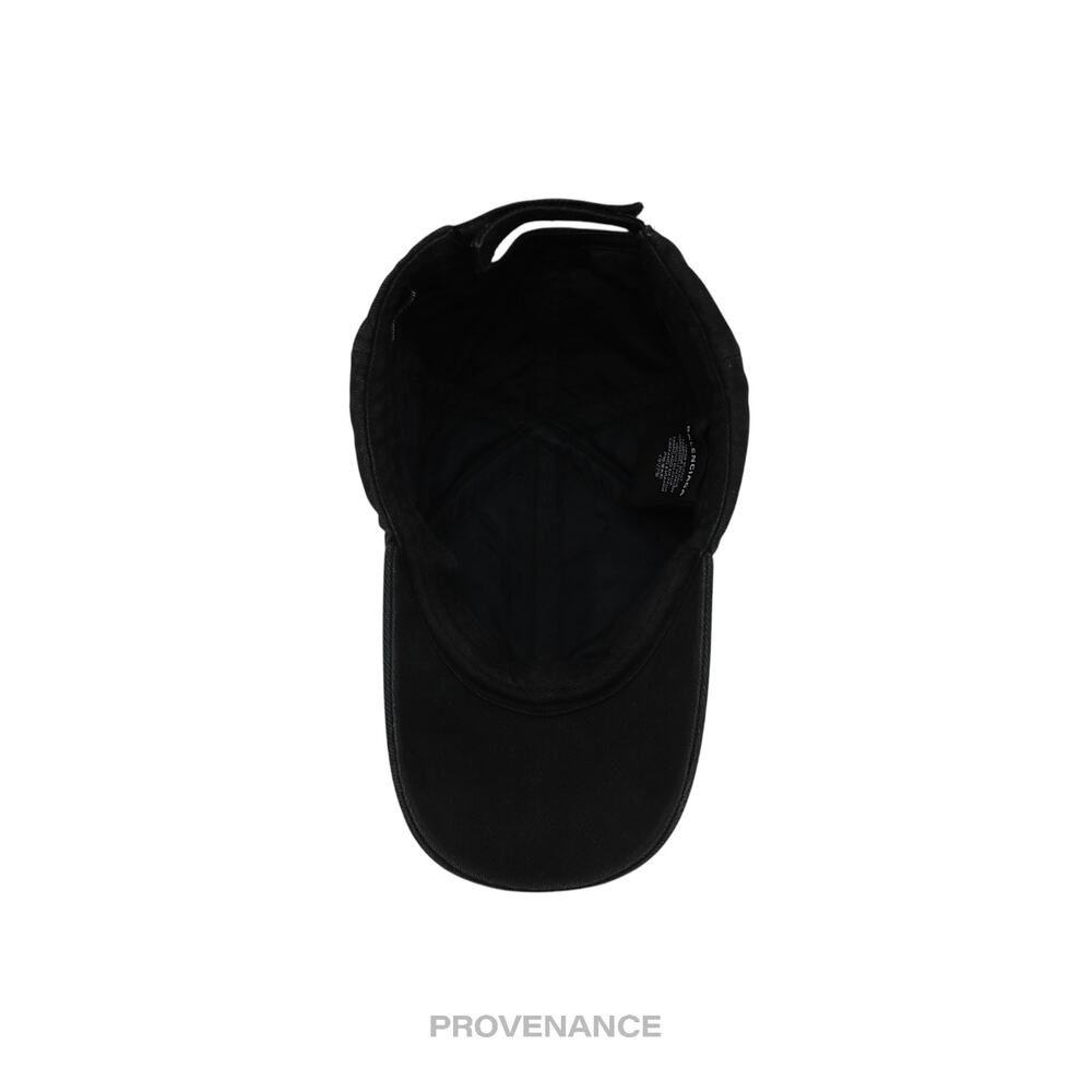 🔴 Balenciaga Embroidered Rainbow Logo Cap - Washed Black - Picture 8 of 12
